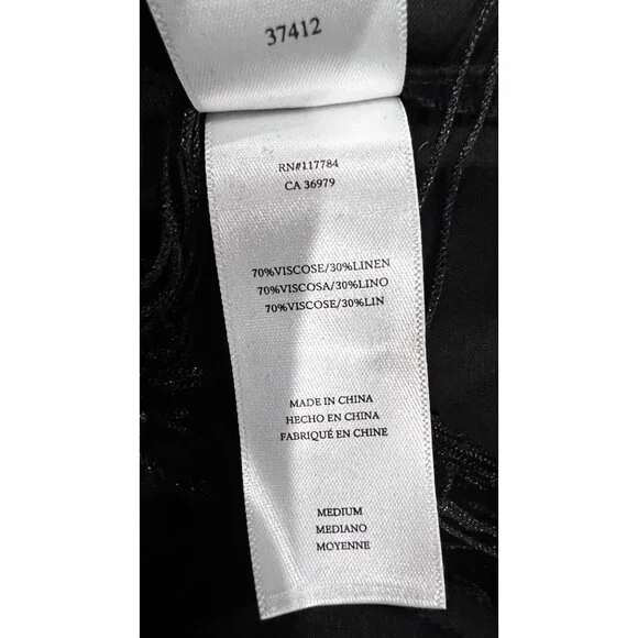 RAILS TAMARA black fringe asymmetrical DRESS size M NWOT - Picture 10 of 12